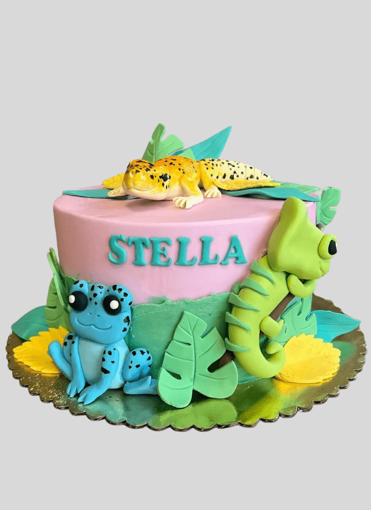 Magnificent Lizard Cake