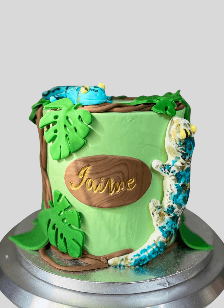 Mesmeric Lizard Cake