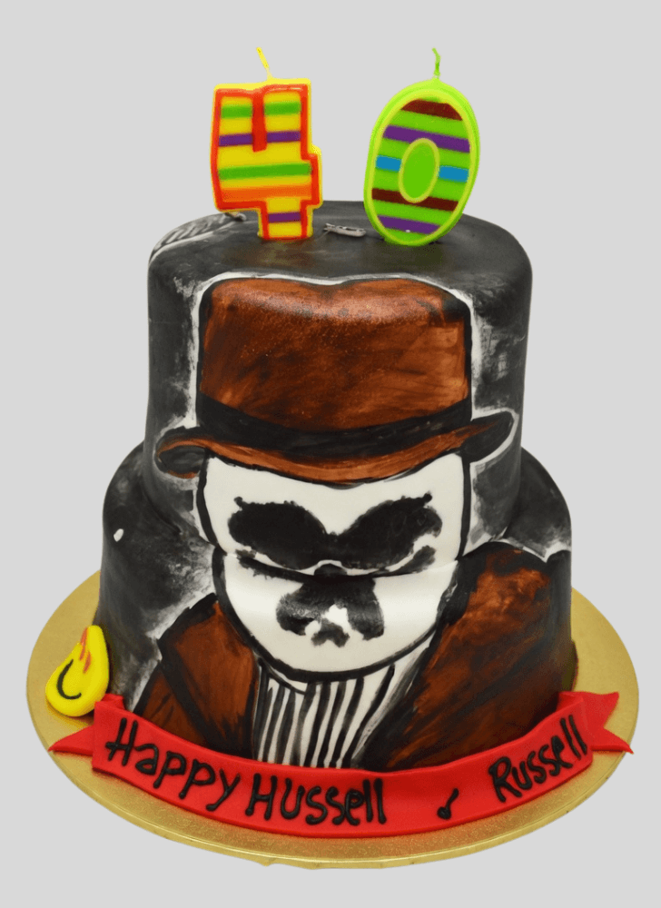 Adorable Rorschach Cake