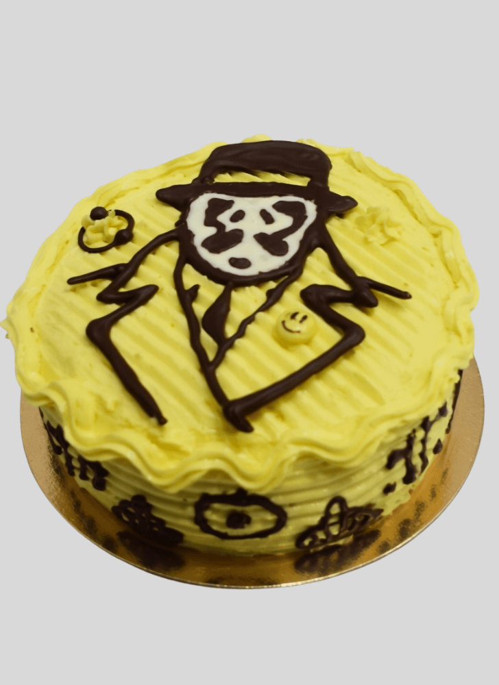 Angelic Rorschach Cake