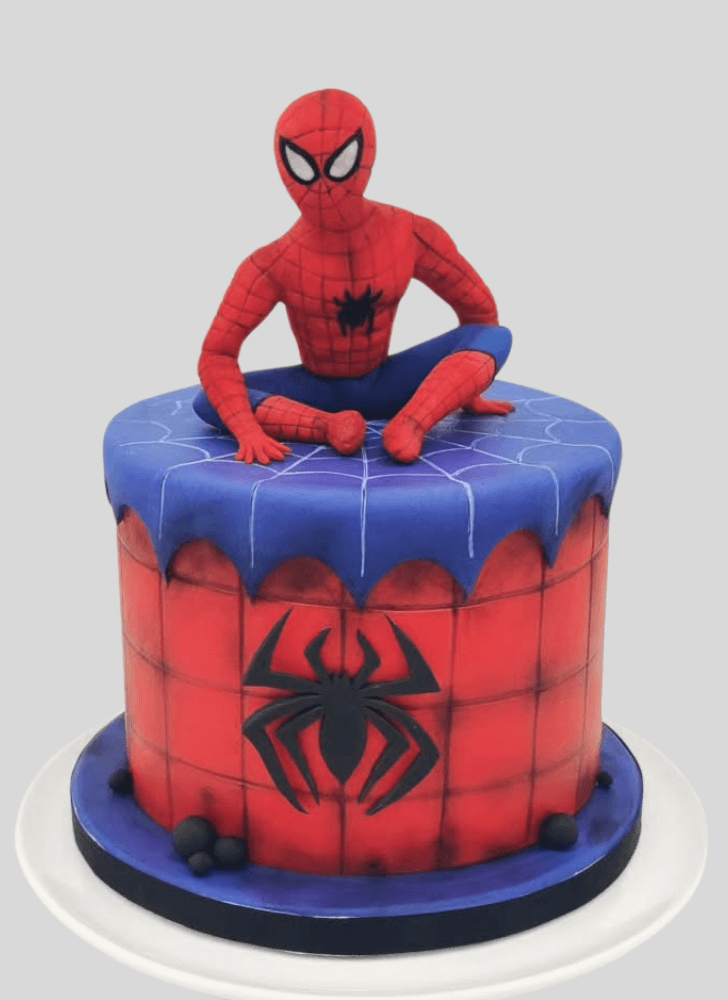 Alluring Spiderman Cake