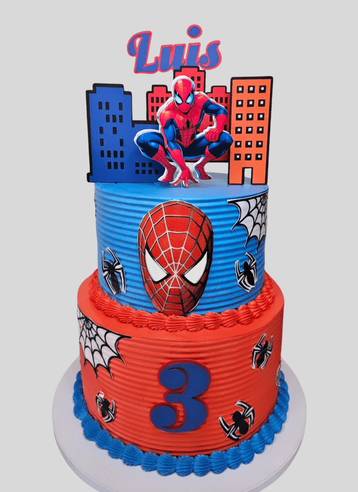 Bewitching Spiderman Cake