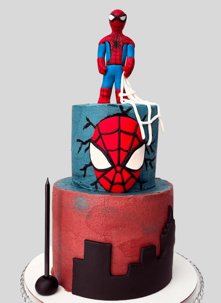 Cute Spiderman Cake