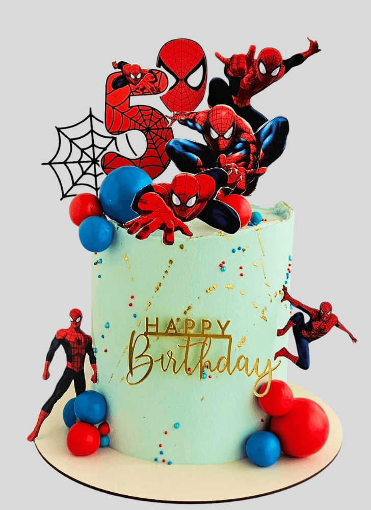 Good Looking Spiderman Cake