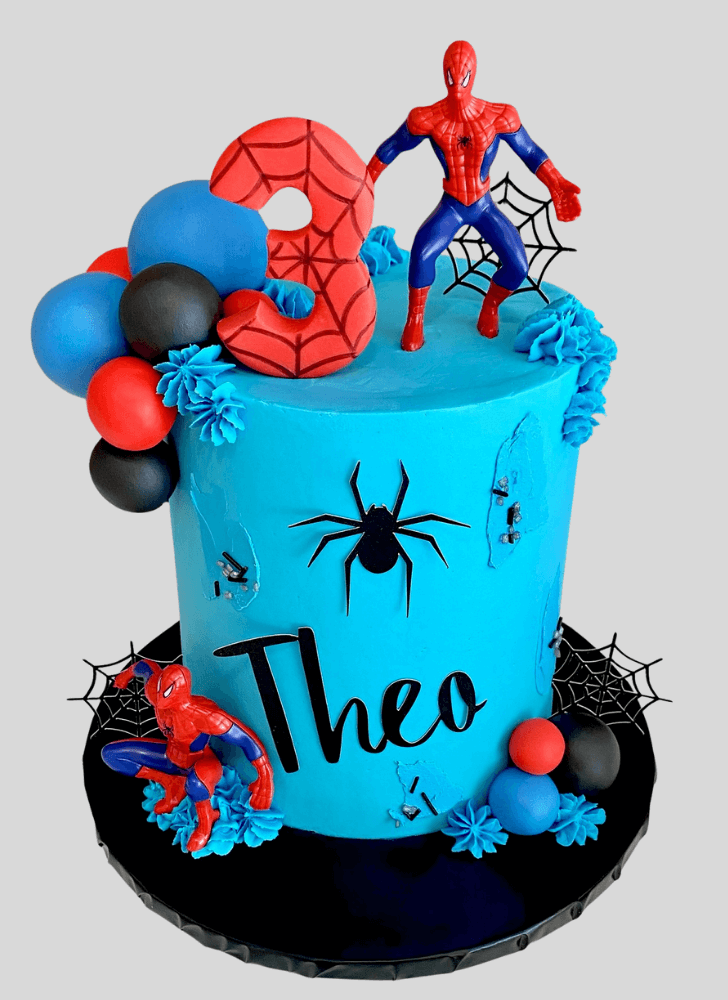 Gorgeous Spiderman Cake