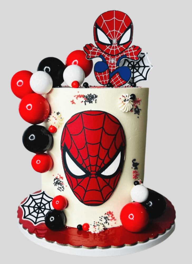Graceful Spiderman Cake