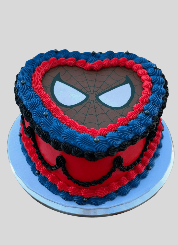 Handsome Spiderman Cake