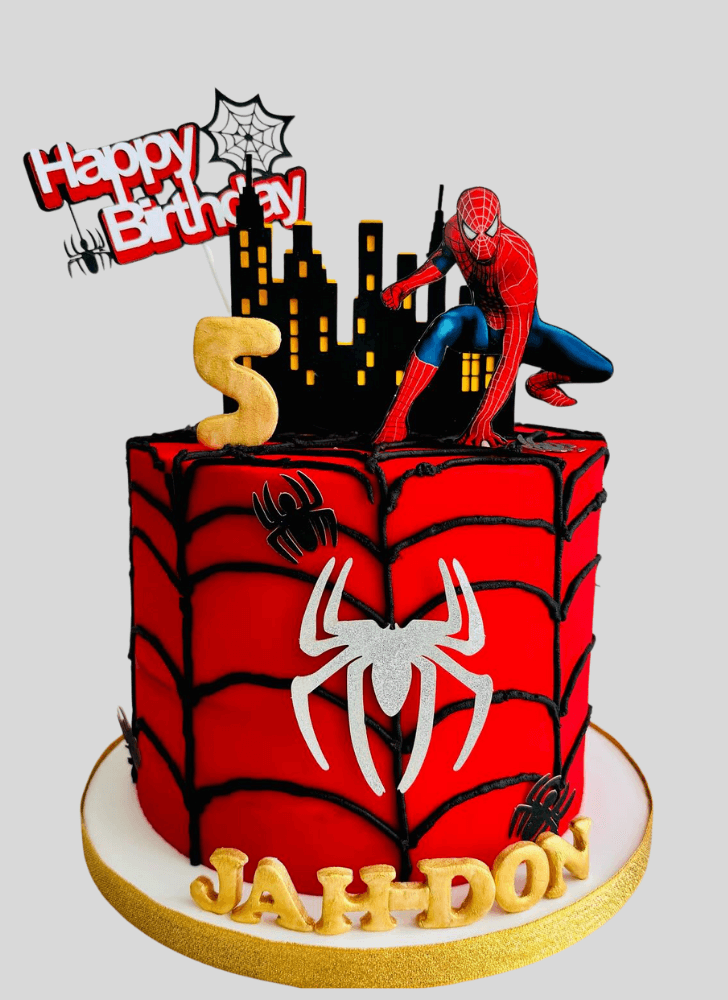 Ravishing Spiderman Cake