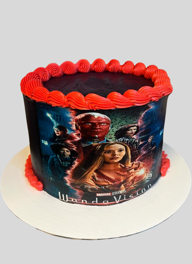 Adorable WandaVision Cake