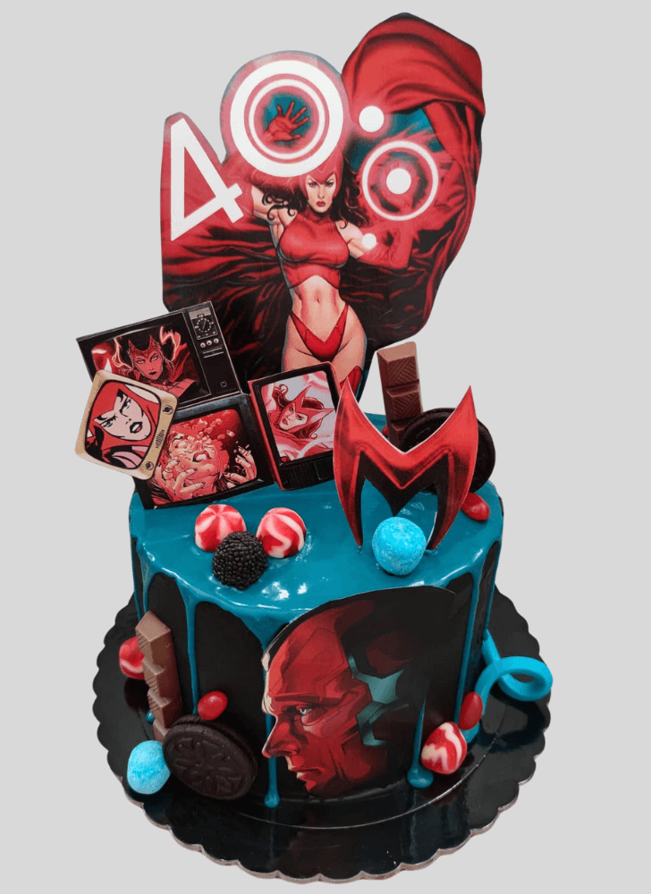 Appealing WandaVision Cake