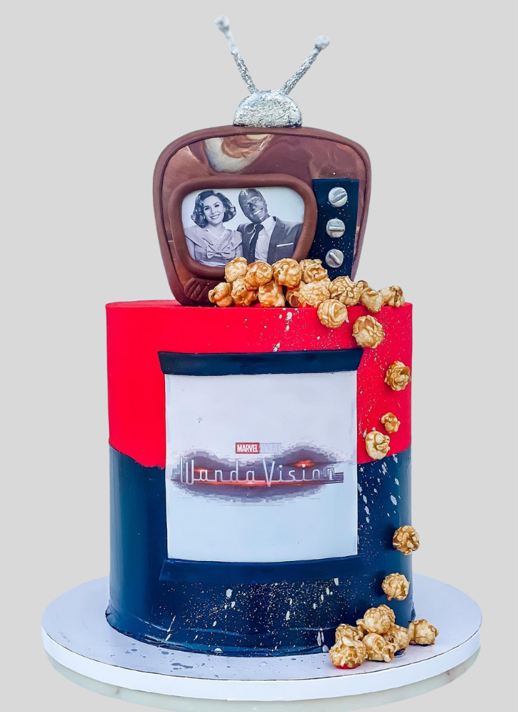Beauteous WandaVision Cake