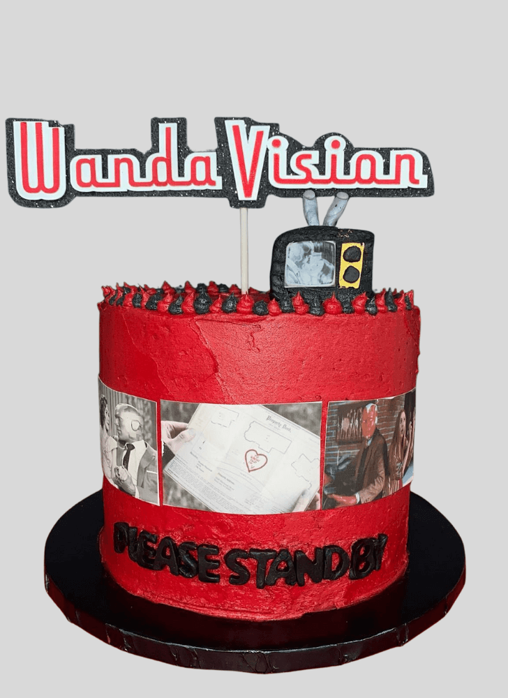 Fine WandaVision Cake