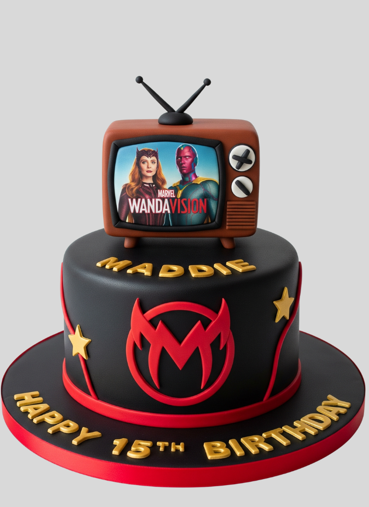 Gorgeous WandaVision Cake