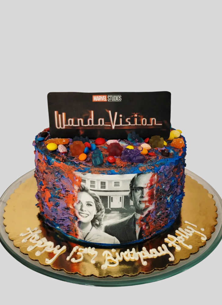 Marvelous WandaVision Cake