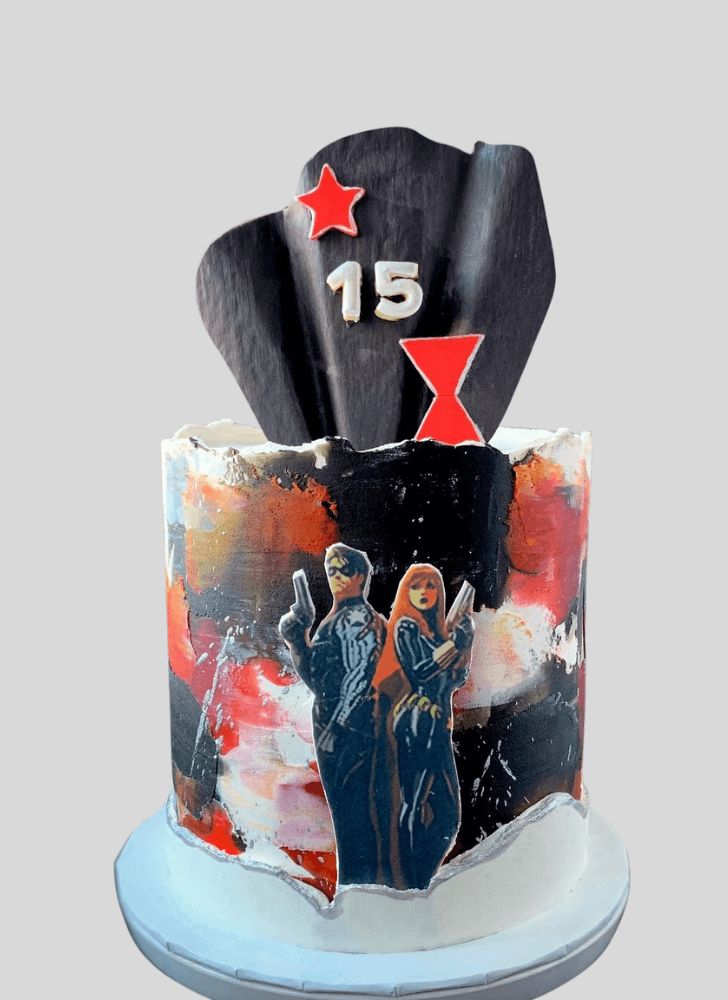 Elegant Winter Soldier Cake