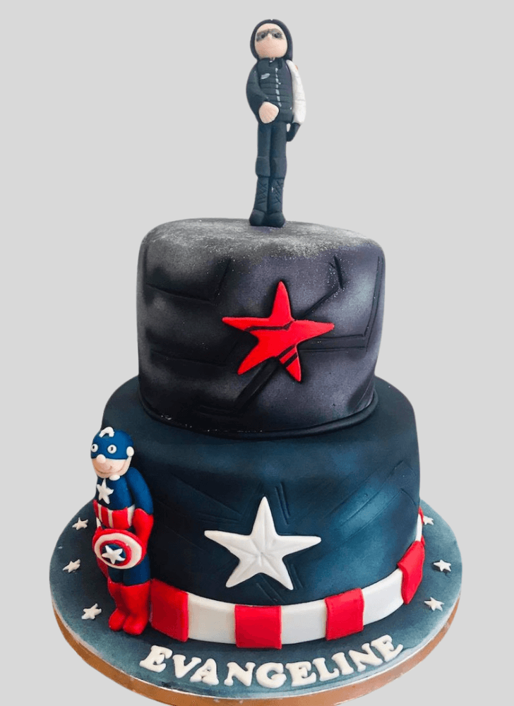 Enthralling Winter Soldier Cake