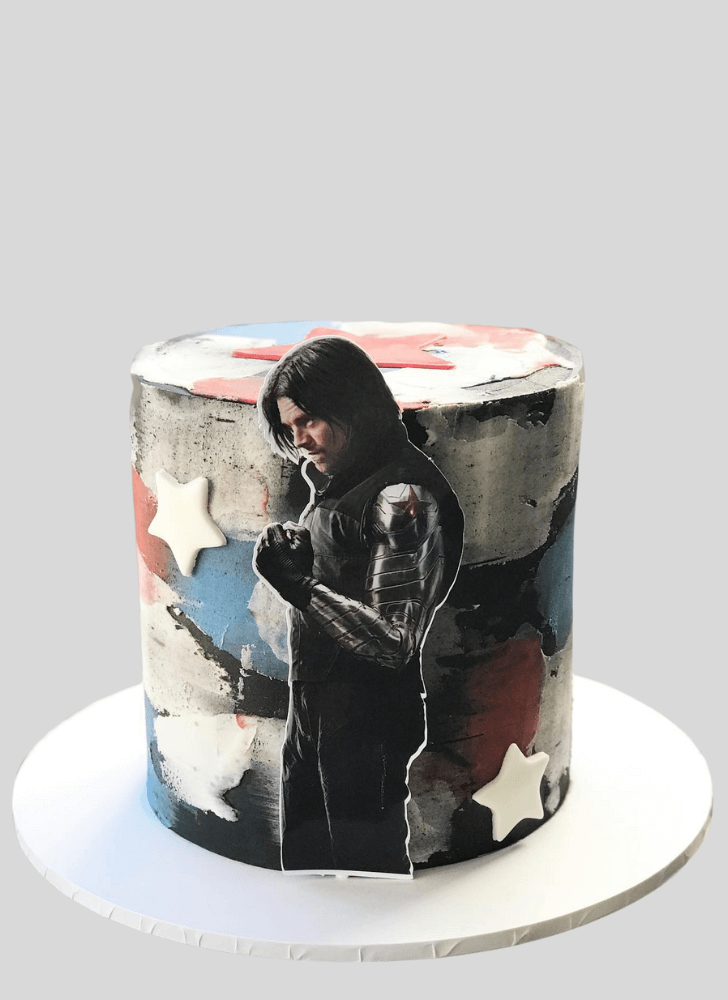 Enticing Winter Soldier Cake