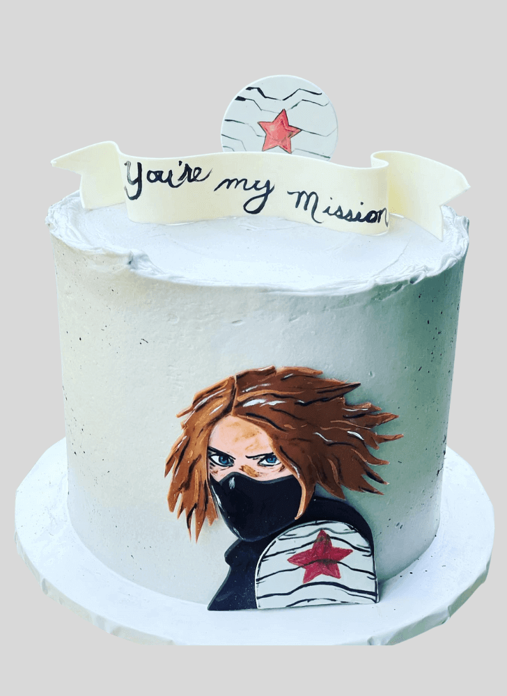 Exquisite Winter Soldier Cake