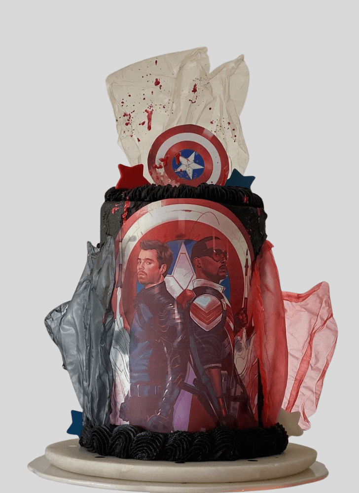 Good Looking Winter Soldier Cake