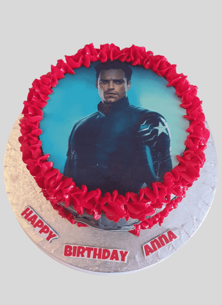 Inviting Winter Soldier Cake