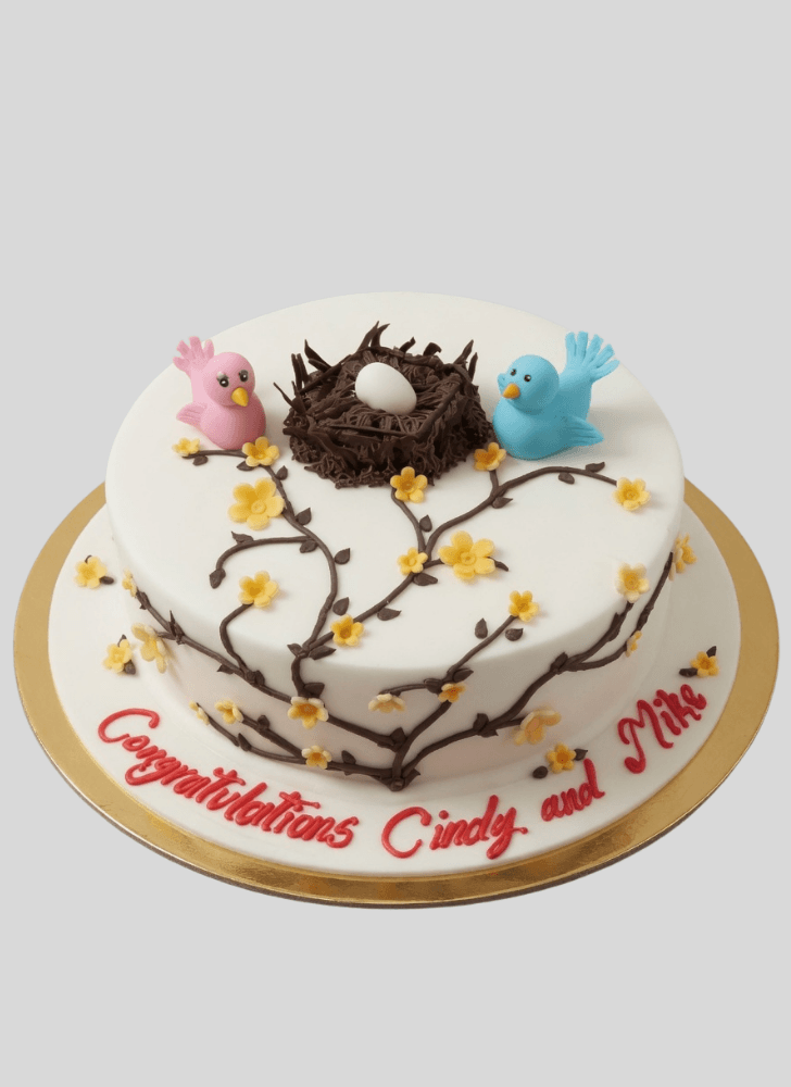 Adorable Bird Nest Cake