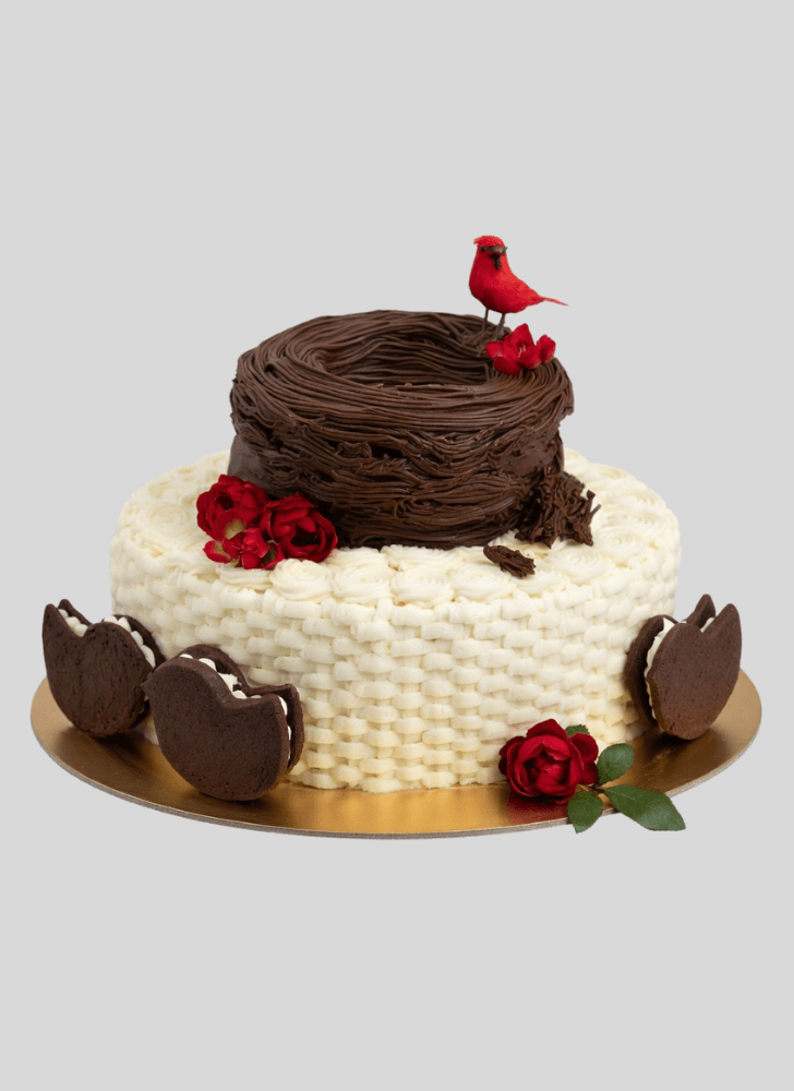 Graceful Bird Nest Cake