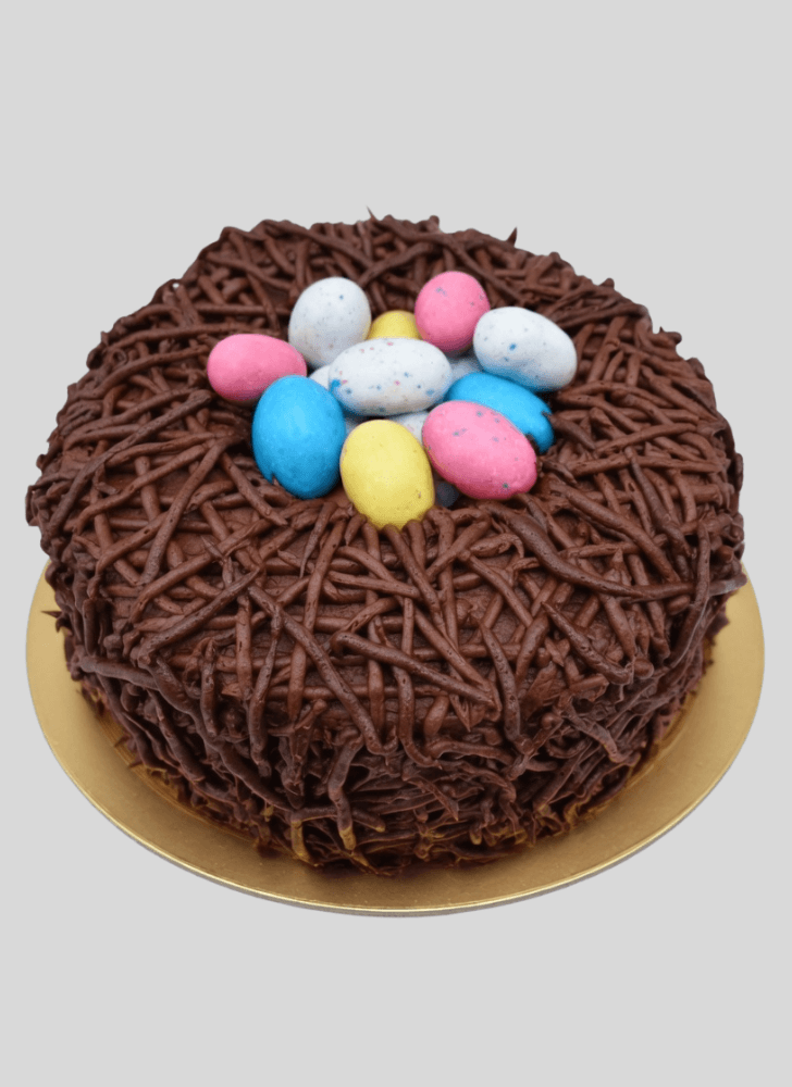 Lovely Bird Nest Cake Design
