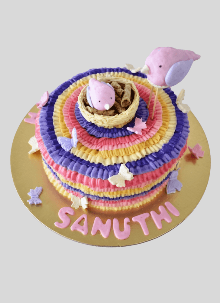 Radiant Bird Nest Cake