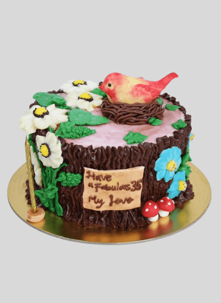 Ravishing Bird Nest Cake