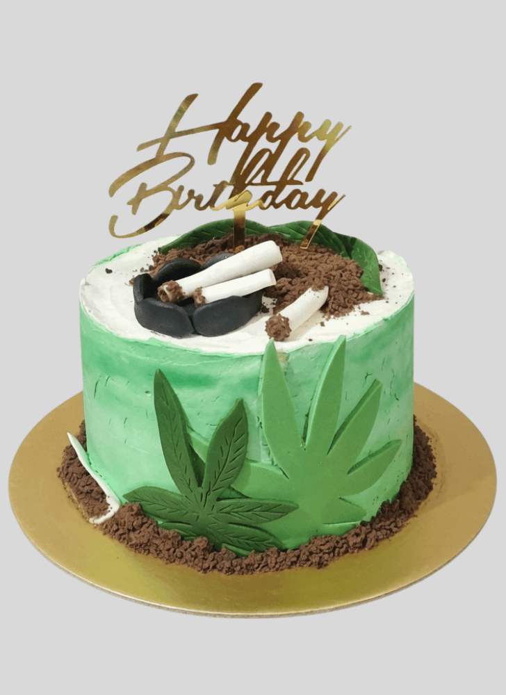Admirable Cannabis Cake Design