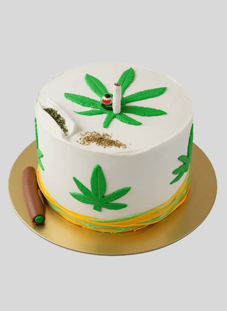Charming Cannabis Cake