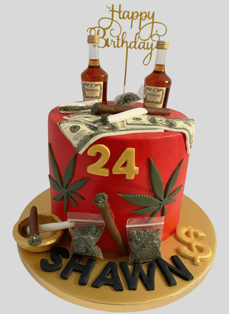 Cute Cannabis Cake