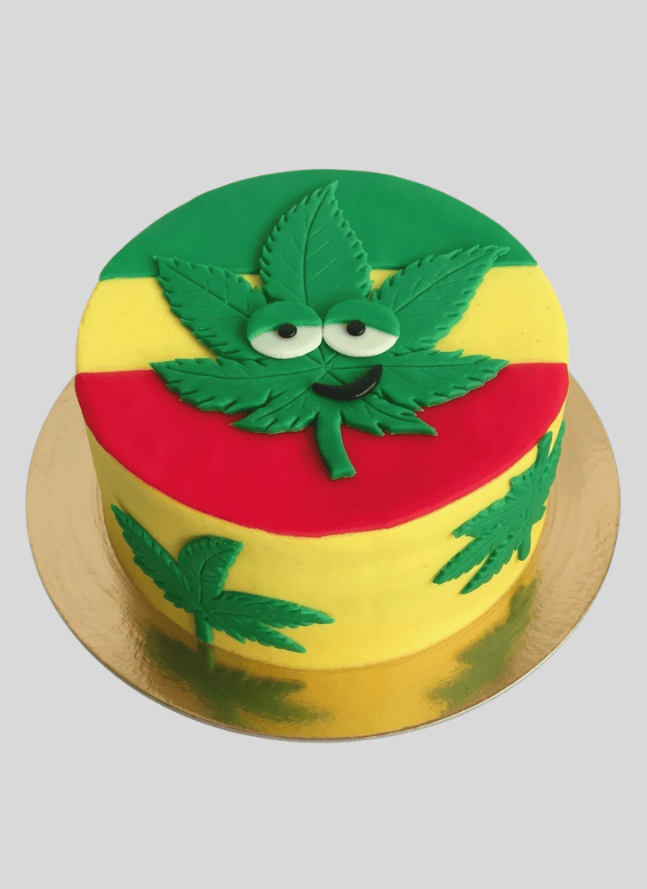 Dazzling Cannabis Cake
