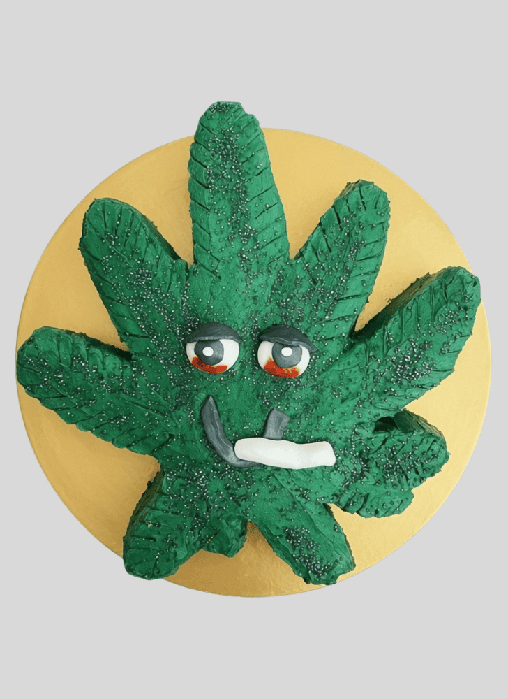 Inviting Cannabis Cake