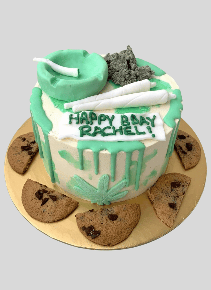 Shapely Cannabis Cake