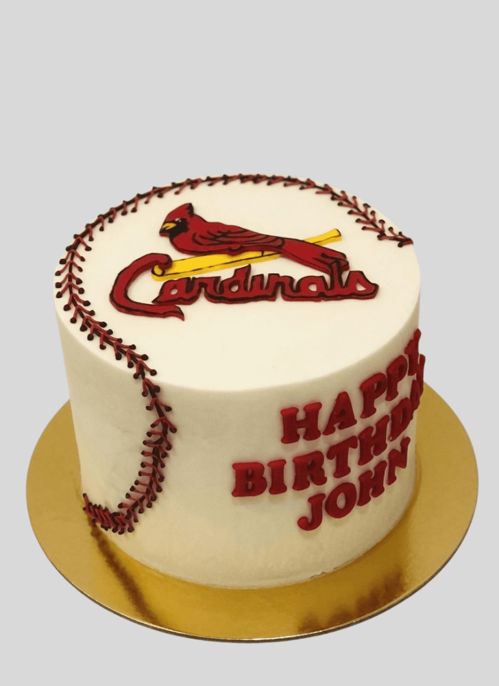 Angelic Cardinal Cake