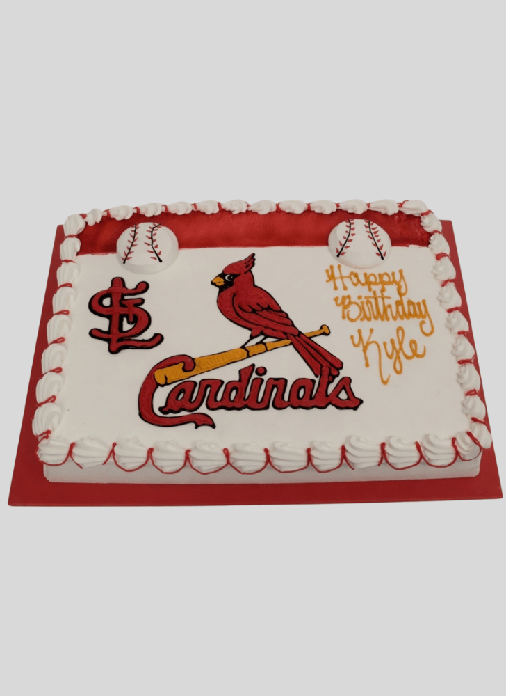 Captivating Cardinal Cake