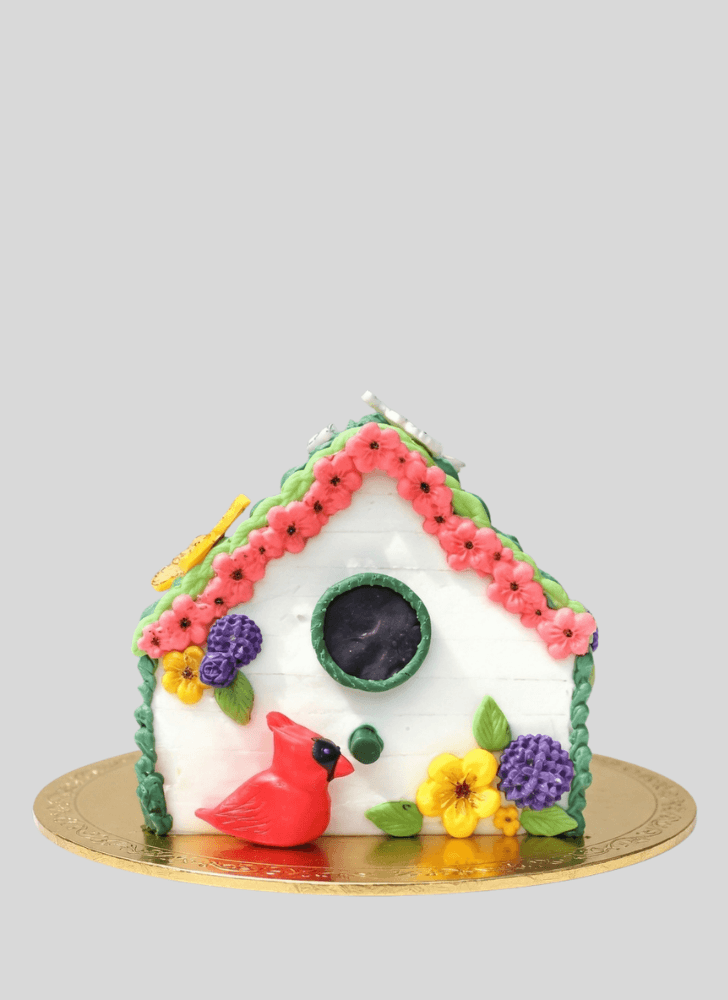 Classy Cardinal Cake
