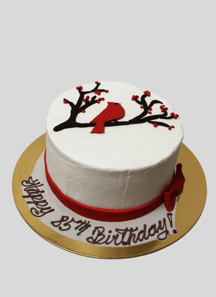 Comely Cardinal Cake