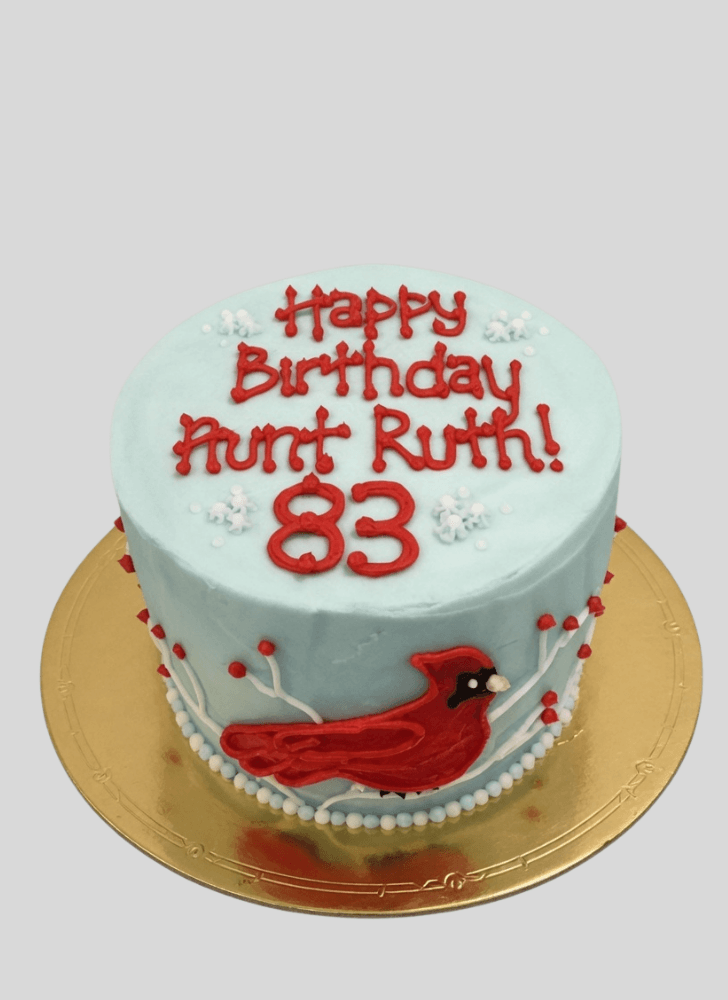 Dazzling Cardinal Cake