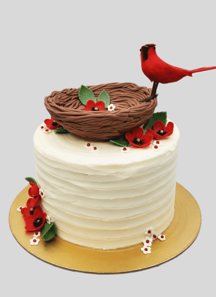 Fair Cardinal Cake