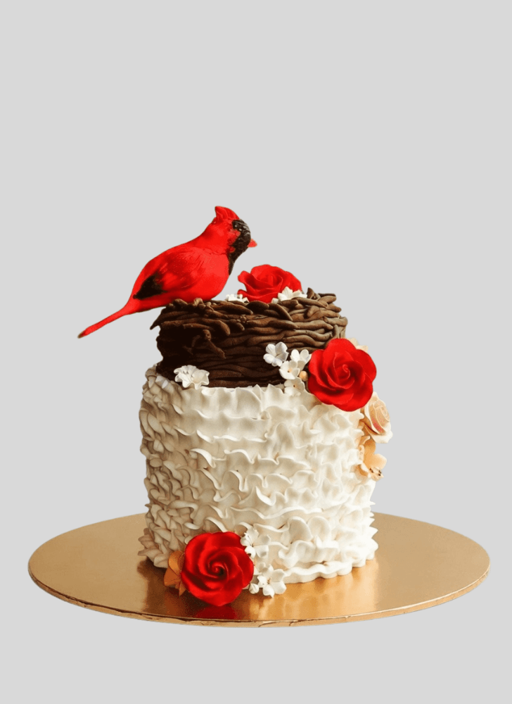 Gorgeous Cardinal Cake