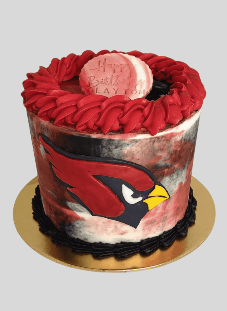 Graceful Cardinal Cake