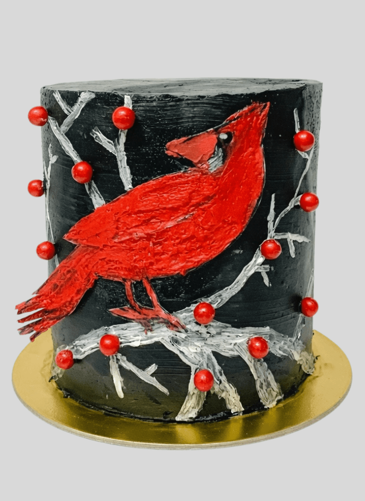 Handsome Cardinal Cake
