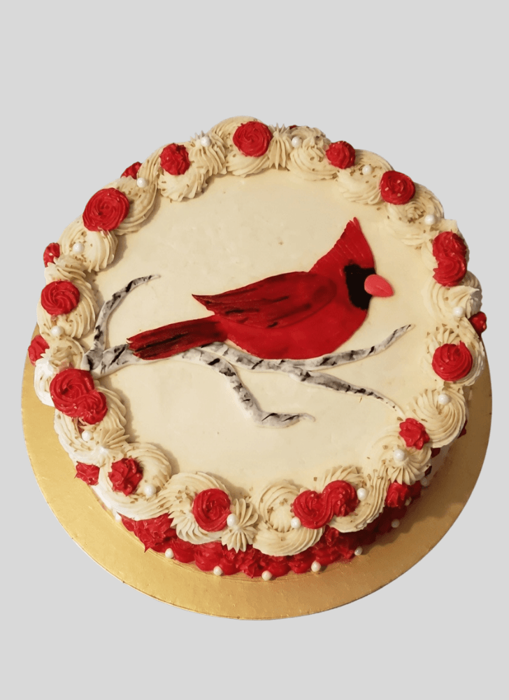 Marvelous Cardinal Cake