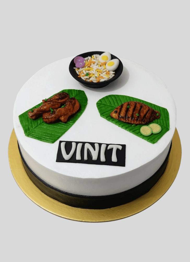Pretty Chicken Cake
