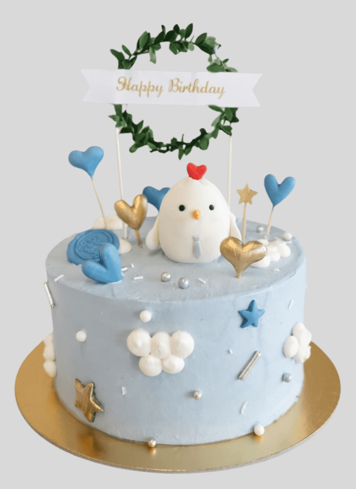 Shapely Chicken Cake