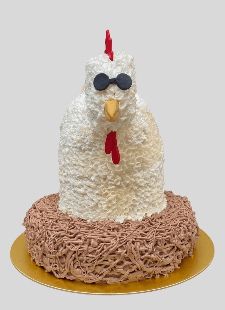 Wonderful Chicken Cake Design