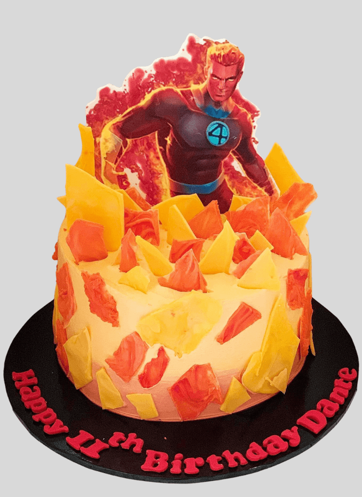 Adorable Fantastic Four Cake
