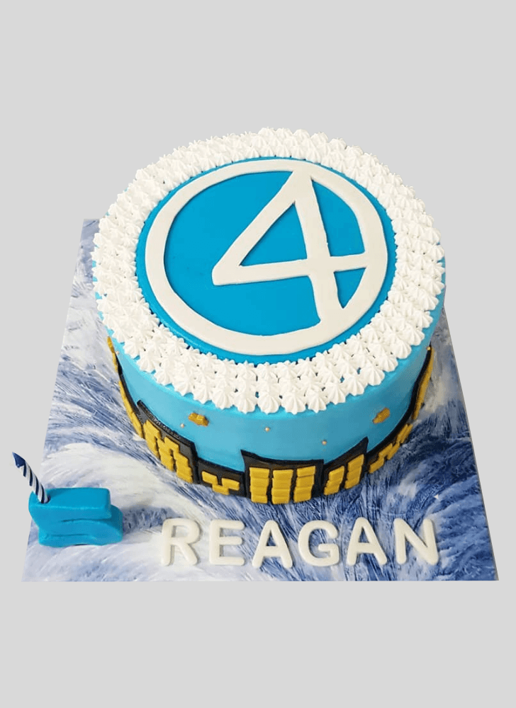 Alluring Fantastic Four Cake